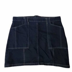 Urban Outfitters BDG Dark Denim Utility Mini Skirt (size XS)